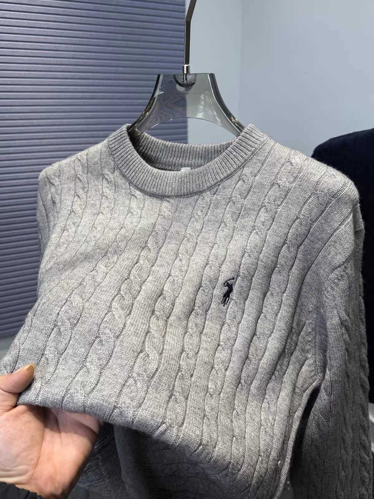 Men's Sweaters round neck Sweater men's autumn winter fashion jacquard design brand embroidery knitted pullover D261009