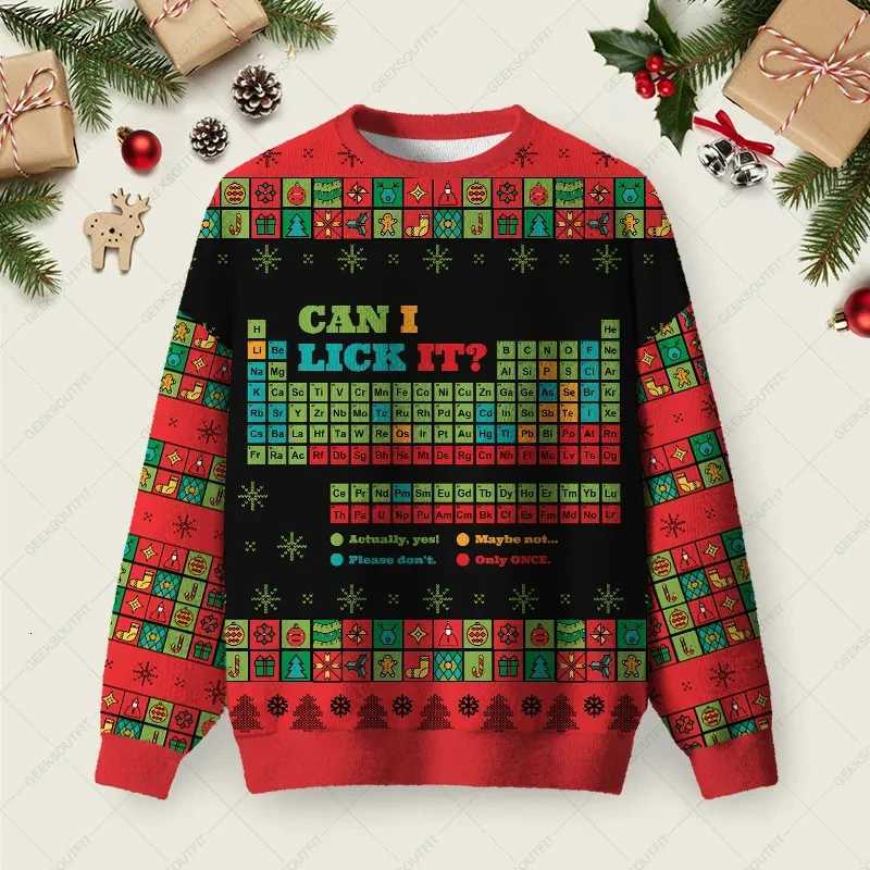 Men's Sweaters Funny Task Failed Successfully 3D Printed Mens Ugly Christmas Sweater Computer Unisex Casual Warm Pullover 2026 Jumper Sweaters