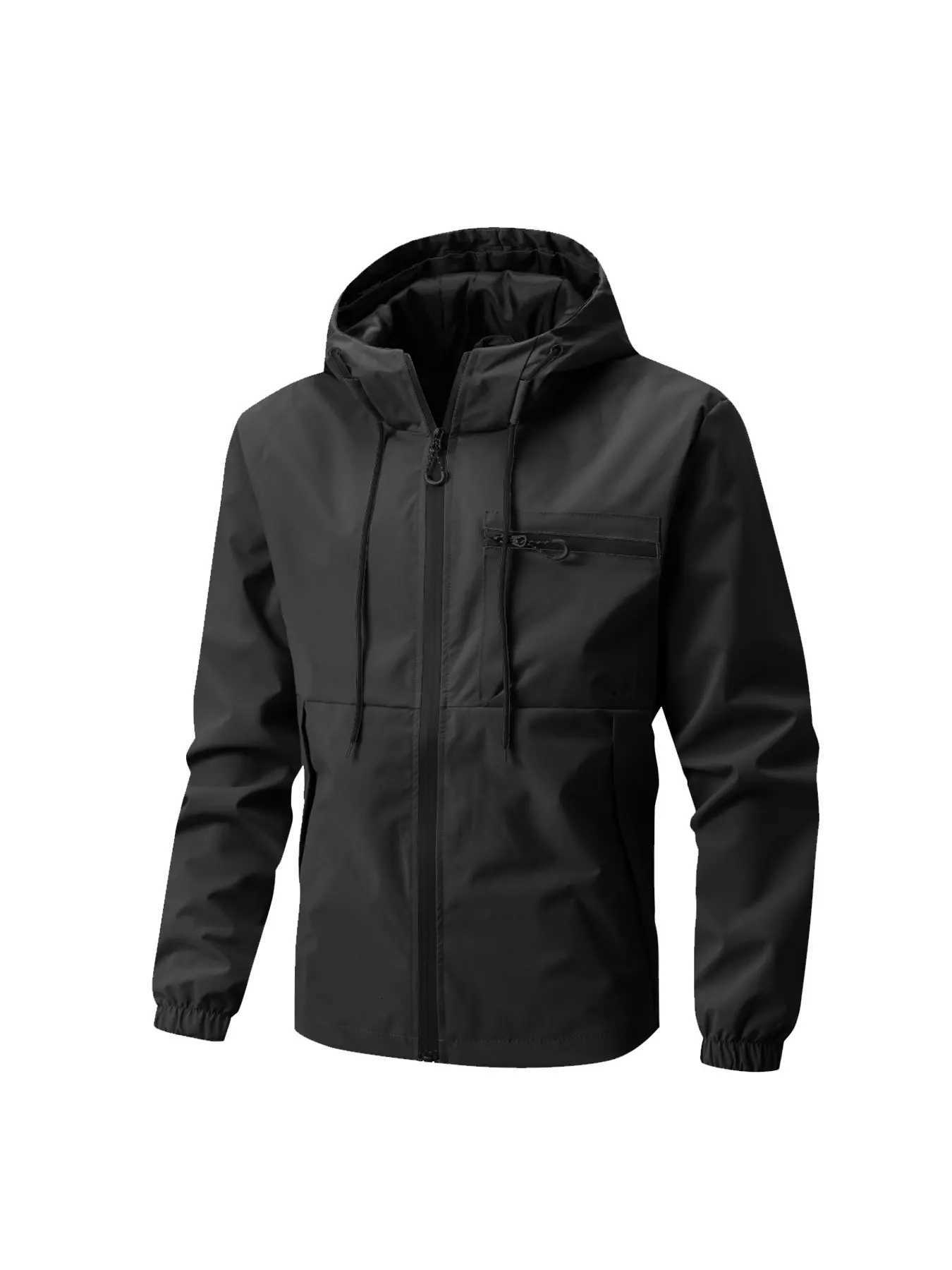 Outdoor Jackets Hoodies 2026 New Spring and Autumn Thin Men's Outdoor Sports Casual Jacket Outdoor Hiking Softshell Windproof and Waterproof Q2