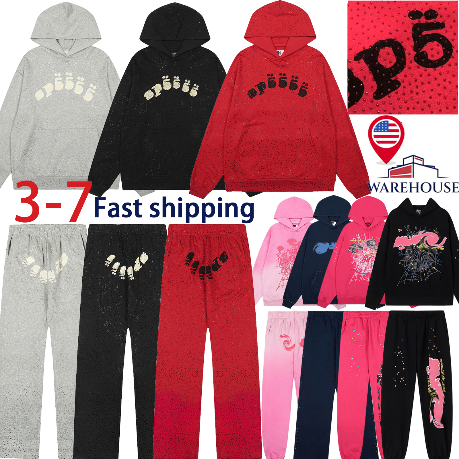 Sweat à capuche Casual Hip-Hop Young Thug Style Designer Sweat à capuche Classique Survêtement Hommes 55555 Mousse Polo Manteau Sweats À Capuche