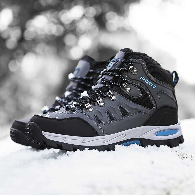Outdoor Shoes Sandals Brand Men's Hiking Boots Autumn Winter Trekking Shoes Waterproof Leather Boots Men Women Outdoor Non-slip Climbing Boots