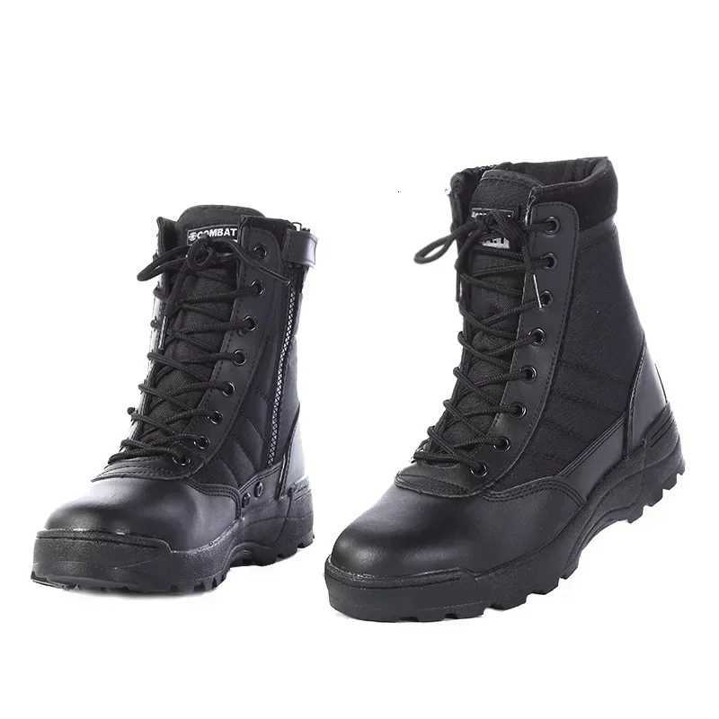 Outdoor Shoes Sandals PL SIZE 36-46 New Hunting Leather Hiking Boots for Men Hiking Bot Infantry Tactical Boots Askeri Bot Bots Shoes Q261008