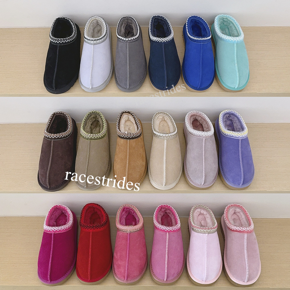 Designer Boots Ultra Mini Bow Boot Goldenstar Evelina Clogs Tasman Tazz Slippers Platform Winter High Quality Women Sneakers Fur Slides Suede