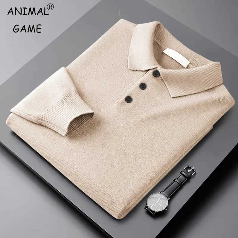 Men's Sweaters Autumn Mens Long sl1 Button Knit Pullover Sweater Casual Woolen Sweater Winter Classic Shirts Warm HeavyWeight Outerwear D261009