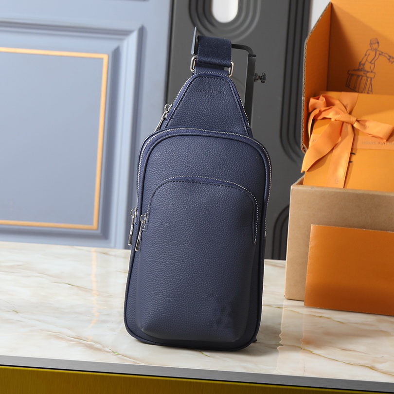Avenue Sling Bag Mens 10A High quality Designer Genuine Leather Shoulder Bags Cross Body Purse Wallet Hobos Handbag Belt Bag Bumbag Waist bag full b