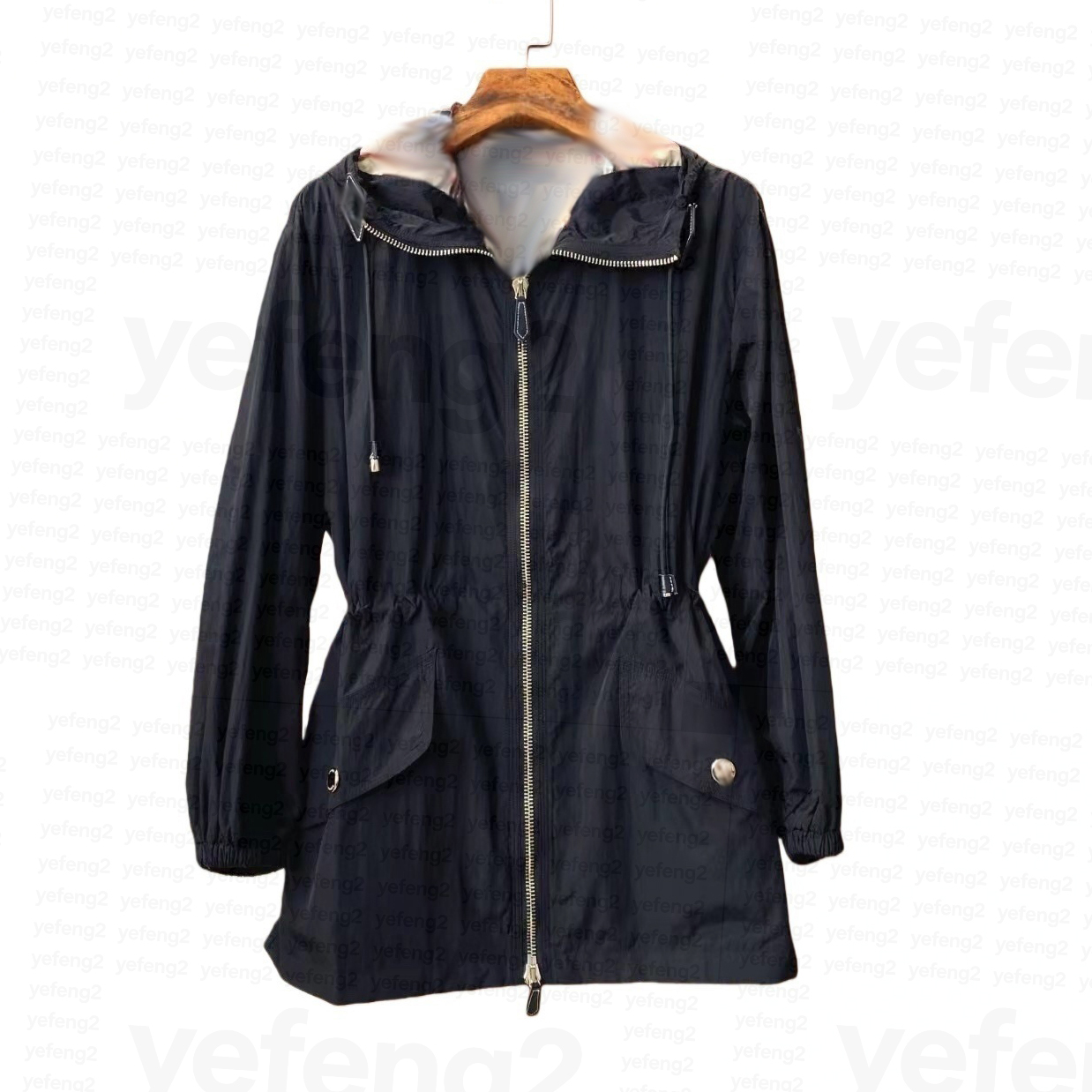 Women trench Coat Classic Waist windbreaker jacket Spring Fall British Style windproof casual short jacket Overcoat