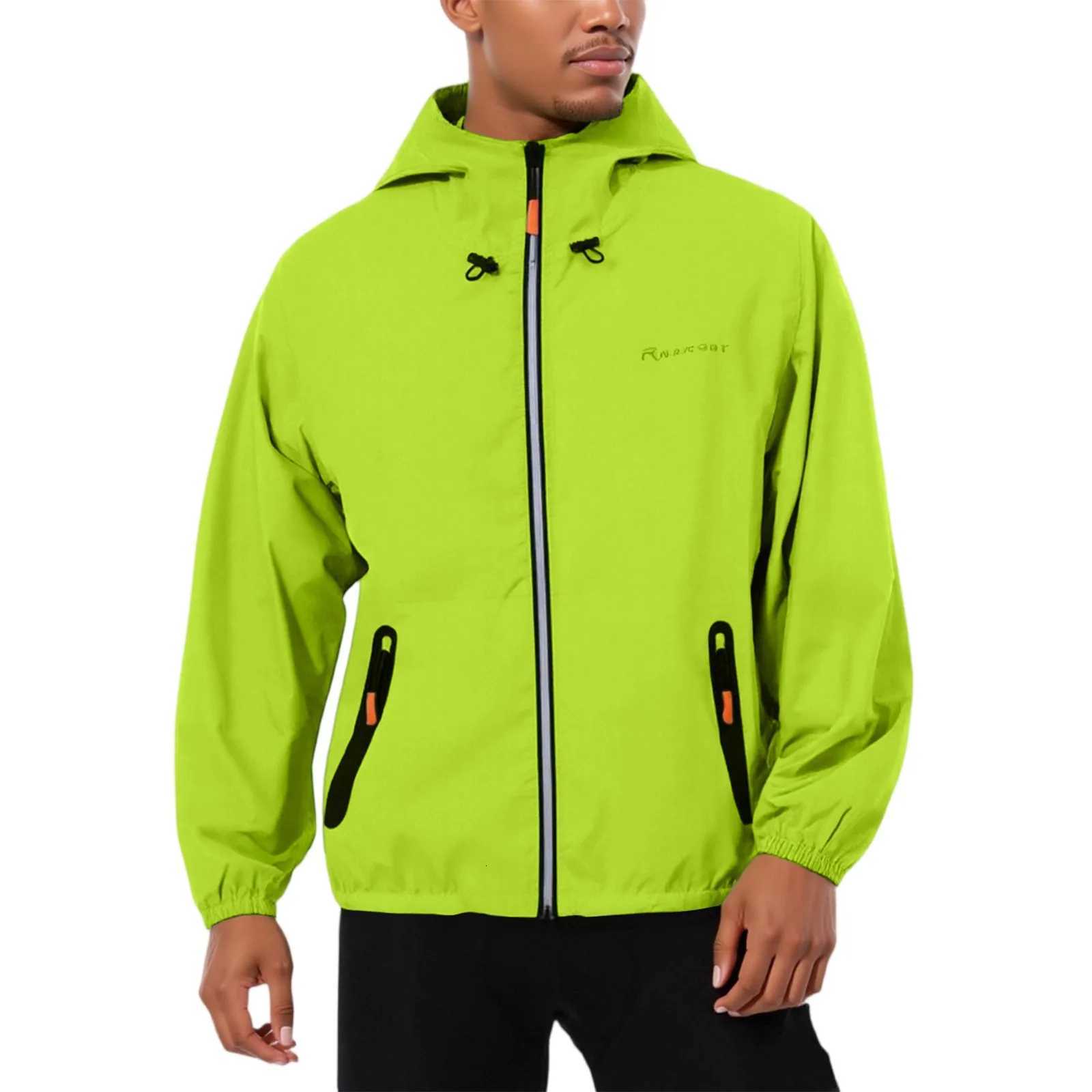 Outdoor Jackets Hoodies Raincoat Suit Men's and Women's Fashionable Full Body Waterproof Split Electric Vehicle Riding Summer Light Travel