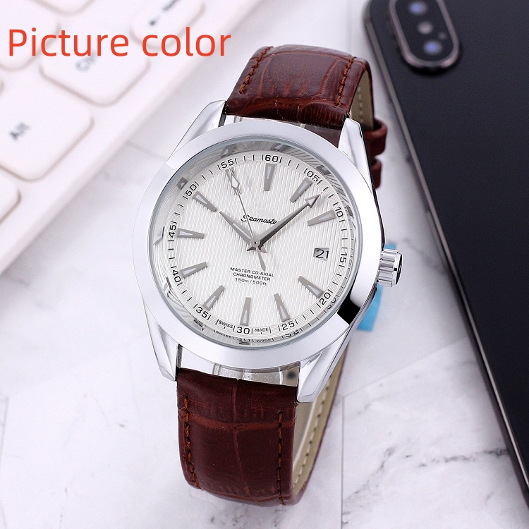 Hot selling Om 2026 new high quality luxury watches Three stitches Mens automatic Mechanical watch designer wristwatch Top luxury brand Fashion leat