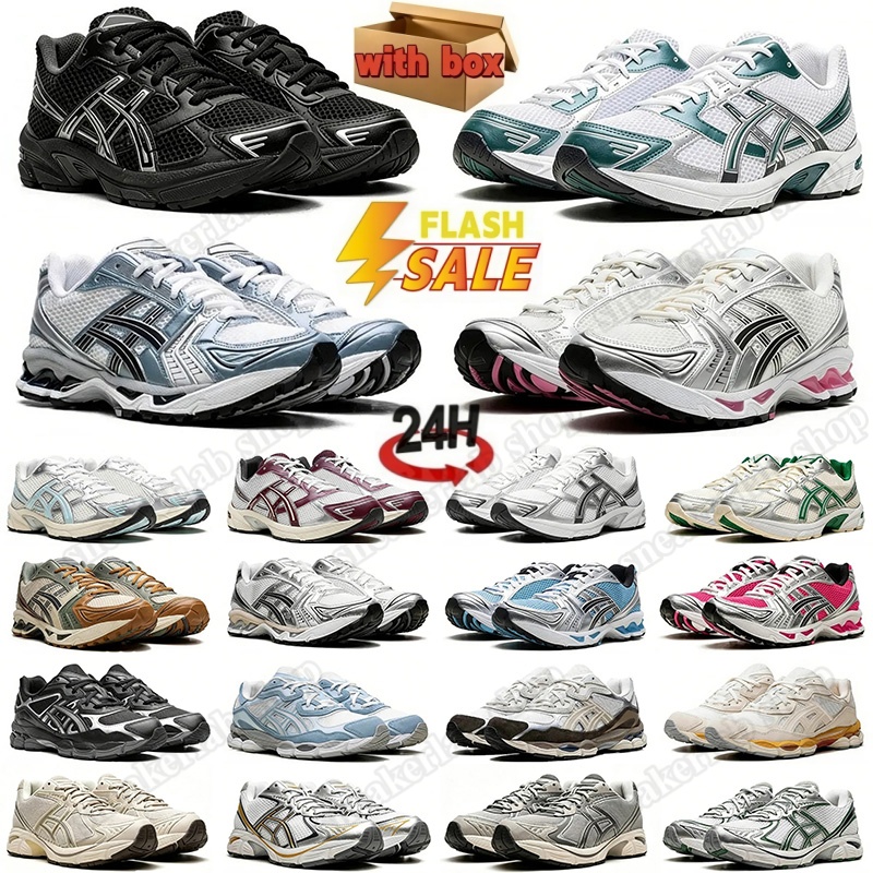 With Box Designer Running Shoes Gels 1130 K14 NYC Fashion Daily Outfit Sneakers Pure Silver White Orange Mens Womens Outdoor Recreation Sports At