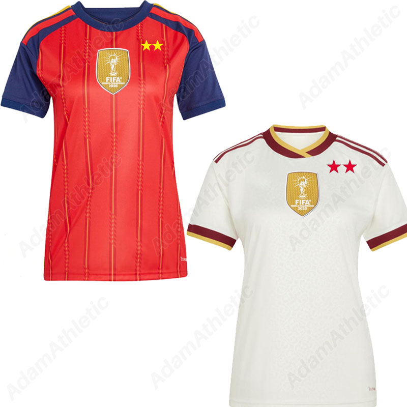 Espagne maillots femmes deux étoiles coupe du monde 2026 LAMINE YAMAL RODRIGO maillots de football crop top 26 27 maillot de football ALEXIA