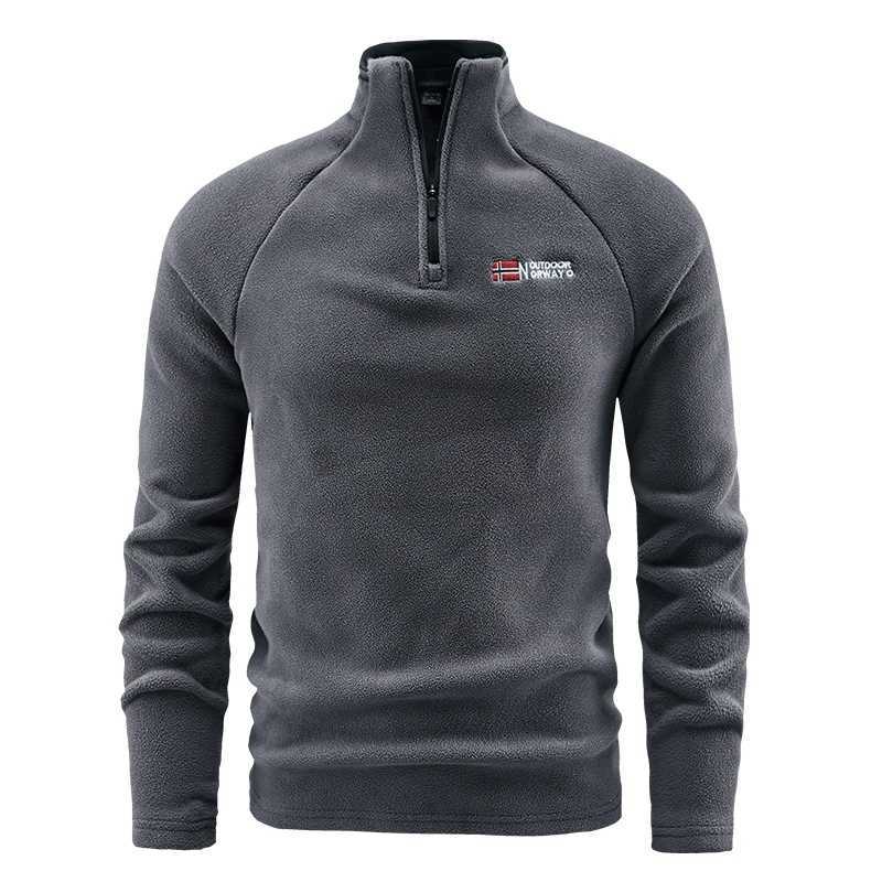 Men's Sweaters Men's Polartec fl1 Jackets Plus Size Fashion Spring Autumn Stand Collar Zipper Pullover Soft Shell Warm Sweatshirt Clothing