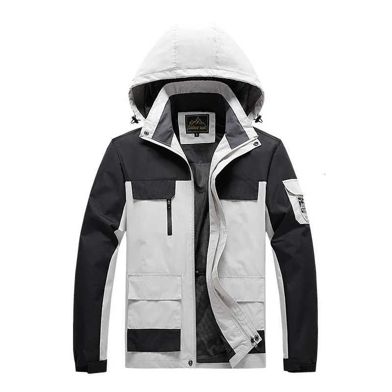 Outdoor Jackets Hoodies 2026 New Large-Size Men's Single-Layer Thin Waterproof and Windproof Jacket Outdoor Sports Jacket for Men and Women Q26