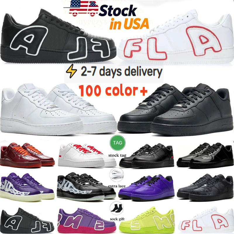Designer Shoes 2026 One Casual Running Sneakers Classic 1 Triple White Black Red Traienrs Outdoor Running Sports Panda Starstruck Shoes Mens Womens