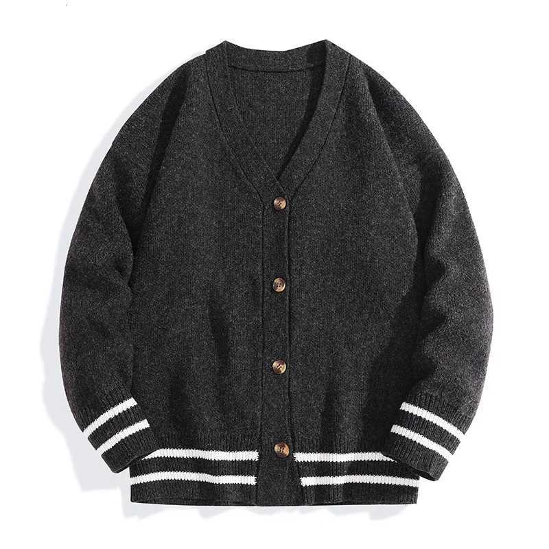 Men's Sweaters Men Autumn Winter Knitted Sweater Jacket Long sl1 Cardigan Casual V Neck Man Cardigans Fashion Streetwear Clothing Top D261009