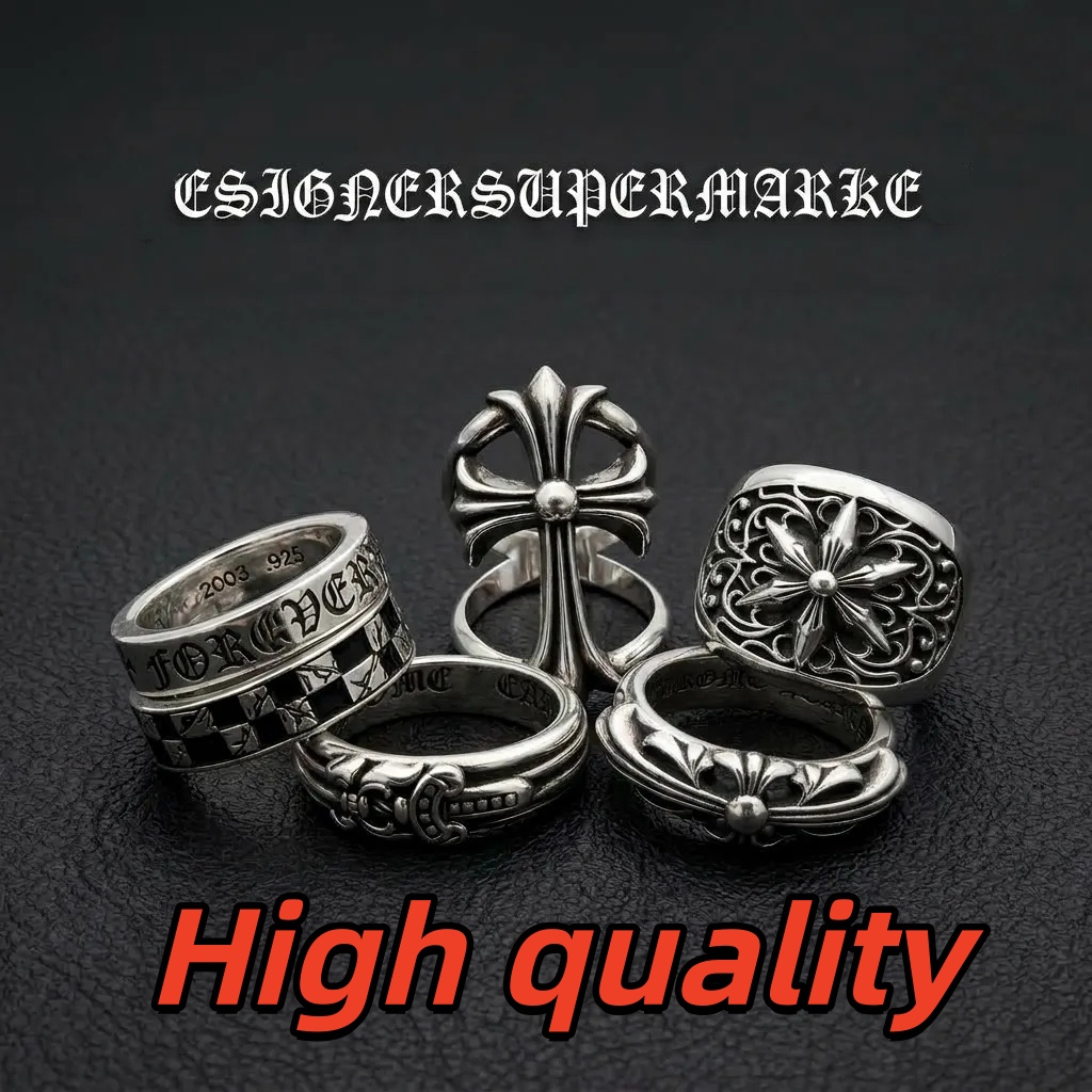 2026 Bague de créateur Y2K Anneaux Y2K Moissanite Bague en or pour hommes Bagues de créateurs pour femme Bague de luxe Bijoux pour hommes Créateu