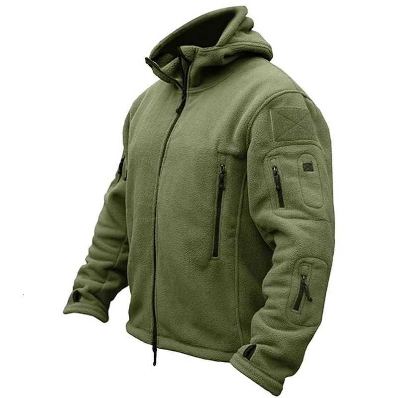 Outdoor Jackets Hoodies Men Military Winter Thermal Fleece Tactical Jacket Outdoors Sports Hooded Coat Militar Softshell Hiking Outdoor Army Jackets