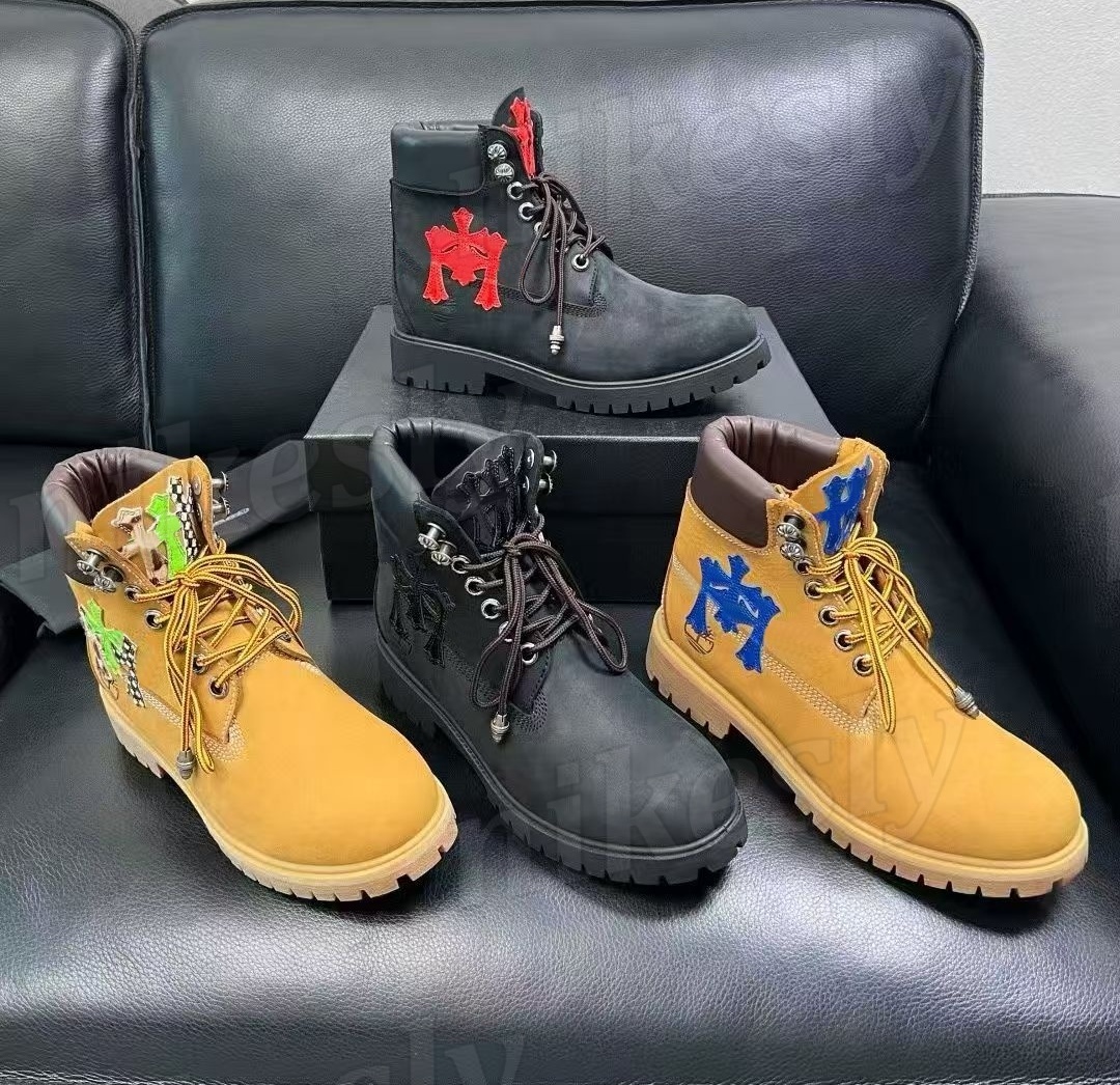 Designer martin booties shoes for mens womens winter boot autumn waterproof ankle sneakers chrome boot over the knee snow boot high cowboy boot
