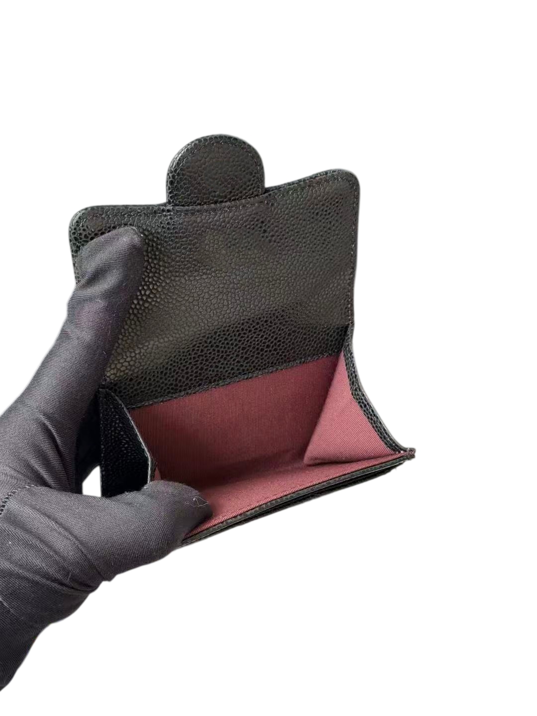 Portefeuille design de mode de luxe de haute qualité, portefeuille à rabat caviar classique, sac de rangement pour pièces de monnaie de carte de