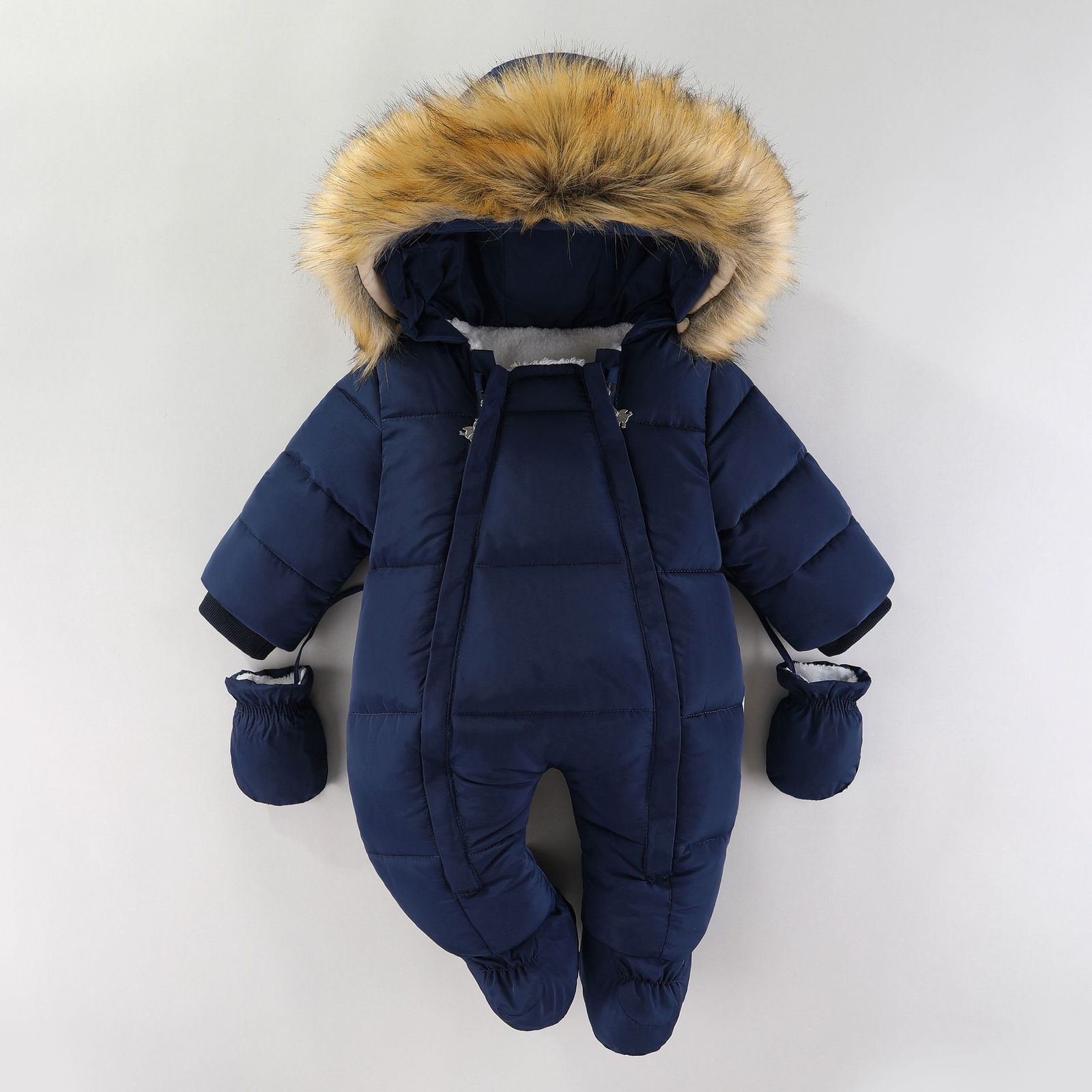 2026 cologne New Baby Winter Snowsuit perfume Infant Coat Romper Warm Outwear Hooded Puffer Jacket Footie Jumpsuit 251104 Designer