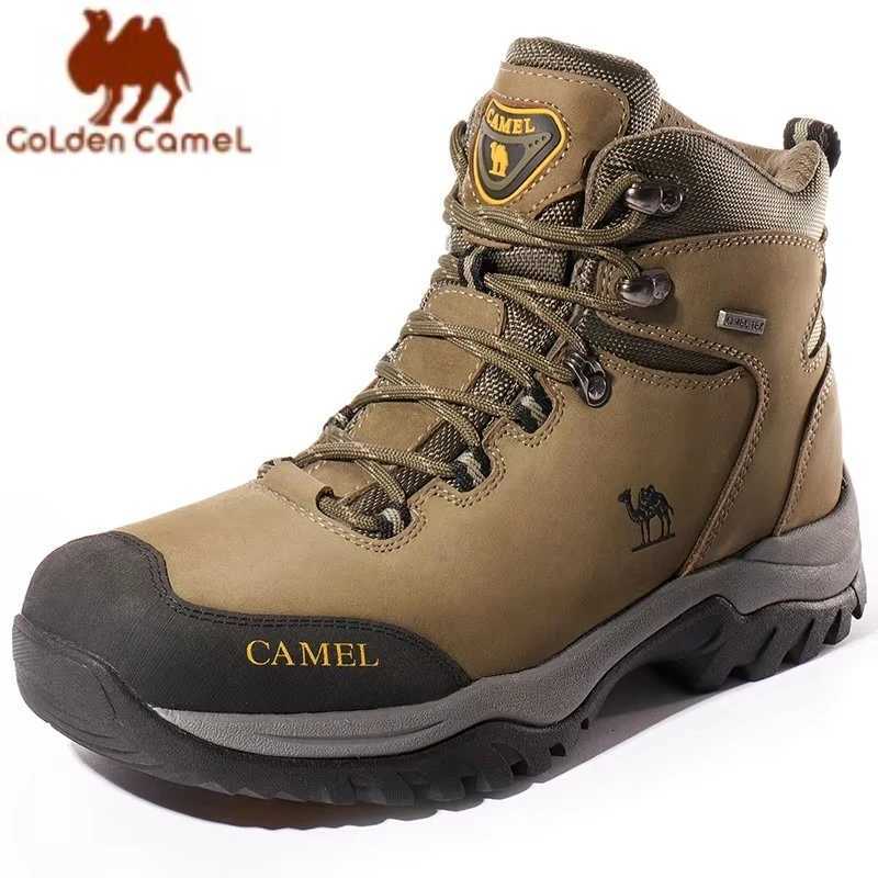 Outdoor Shoes Sandals GOLDEN CAMEL Waterproof Hiking Shoes Men and Women Outdoor Anti-Slip Climbing Trekking Shoes for Men 2023 Leather Hiking Boots