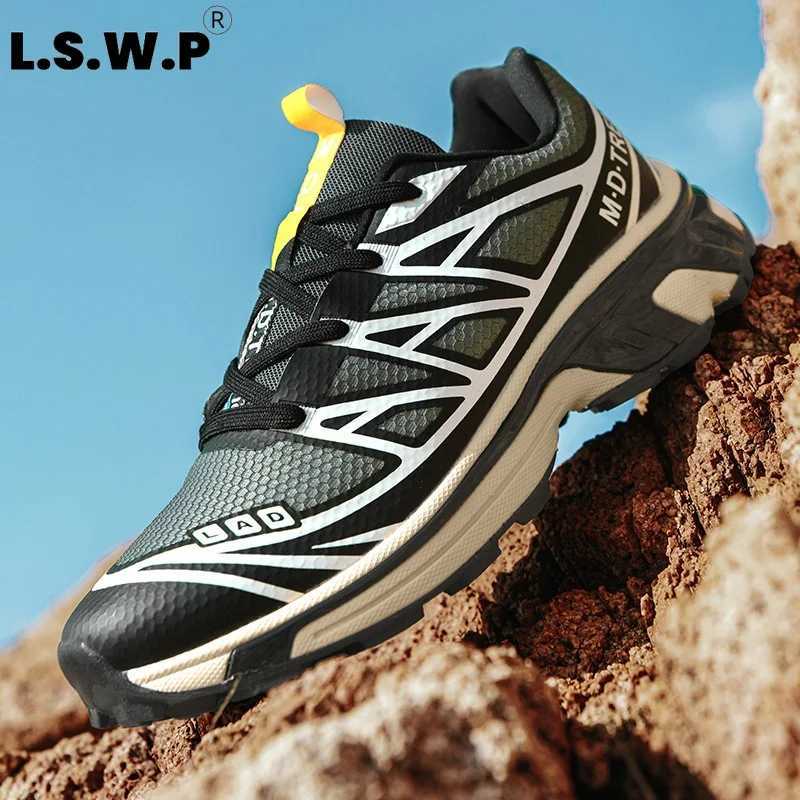 New Professional Trail Running Shoes Unisex Lightweight Mesh Breathable Hiking Shoes Anti-Twist Stable Sole Sports Shoes Outdoor Climbing Hiking Q26