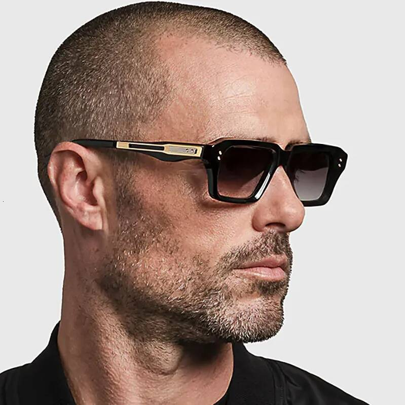 Vintage Classique Designer Lunettes De Soleil Hommes Femmes Rétro Cadre Rond Protection UV Lunettes De Soleil Polarisées Haut De Gamme Mode Nuanc