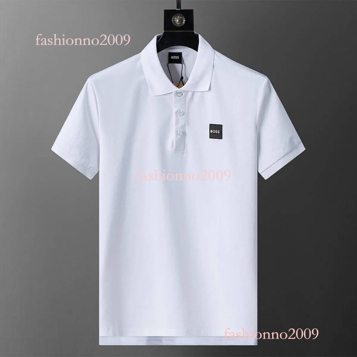 Bossi Shirts Mens Advanced Designer Casual Crew Neck Cotton Tees Polo Summer Bossswe Shirt Fashion Streetwear Luxury Brand Trendy Bossness Short Sle
