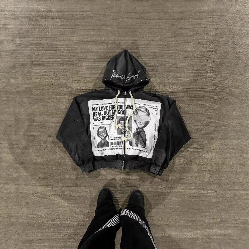 Designer Graphic Oversized Y2K American Streetwear Hoodie Letter Print Fleece Lined Casual Pullover Sweatshirt Loose Fit Long Sleeve for Teens XS-4X