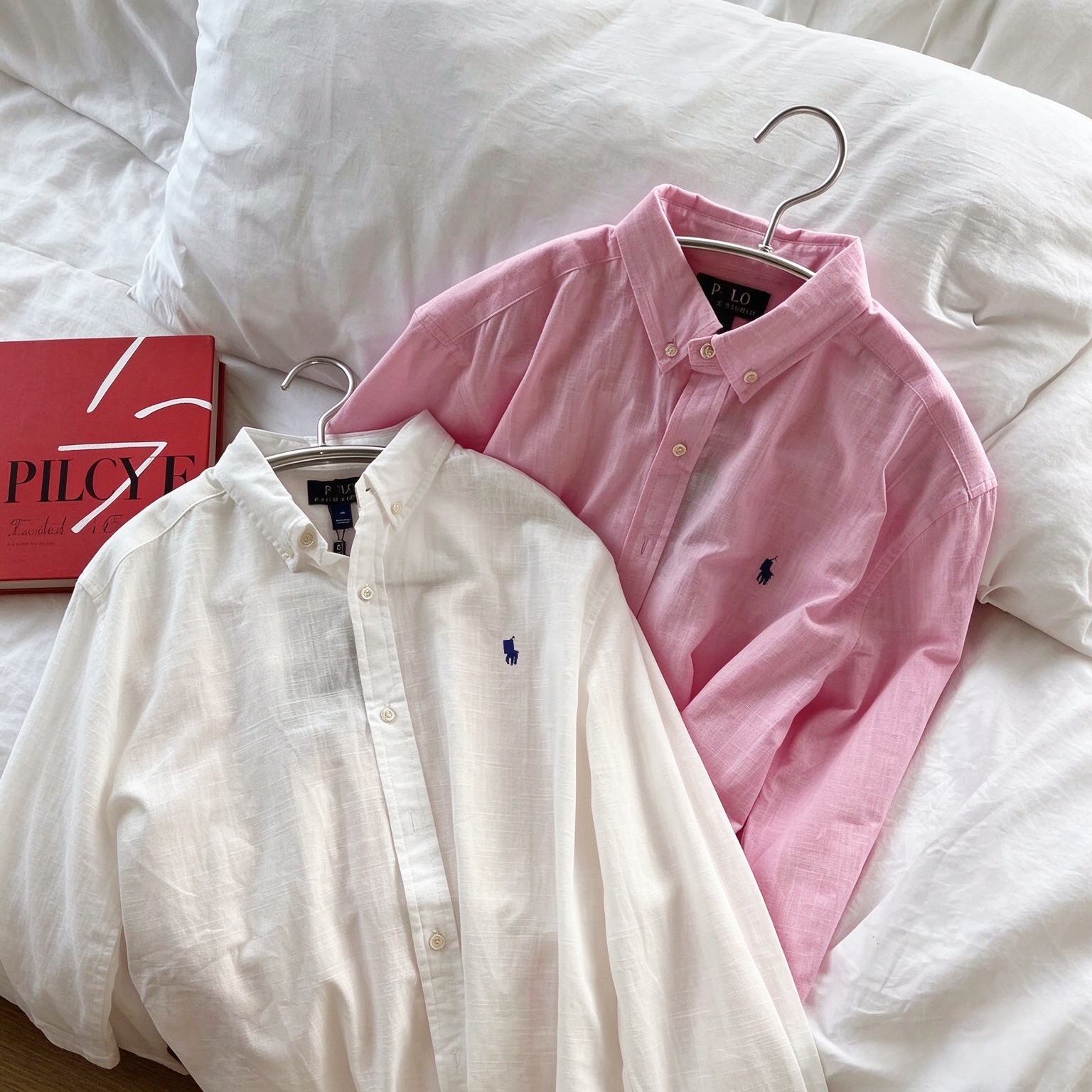 Designer Polos Shirts Luxury Men's Casual Shirts Long Sleeve Embroidery High-quality Linen Tshirts Slim Fit Autumn Women's Shirt