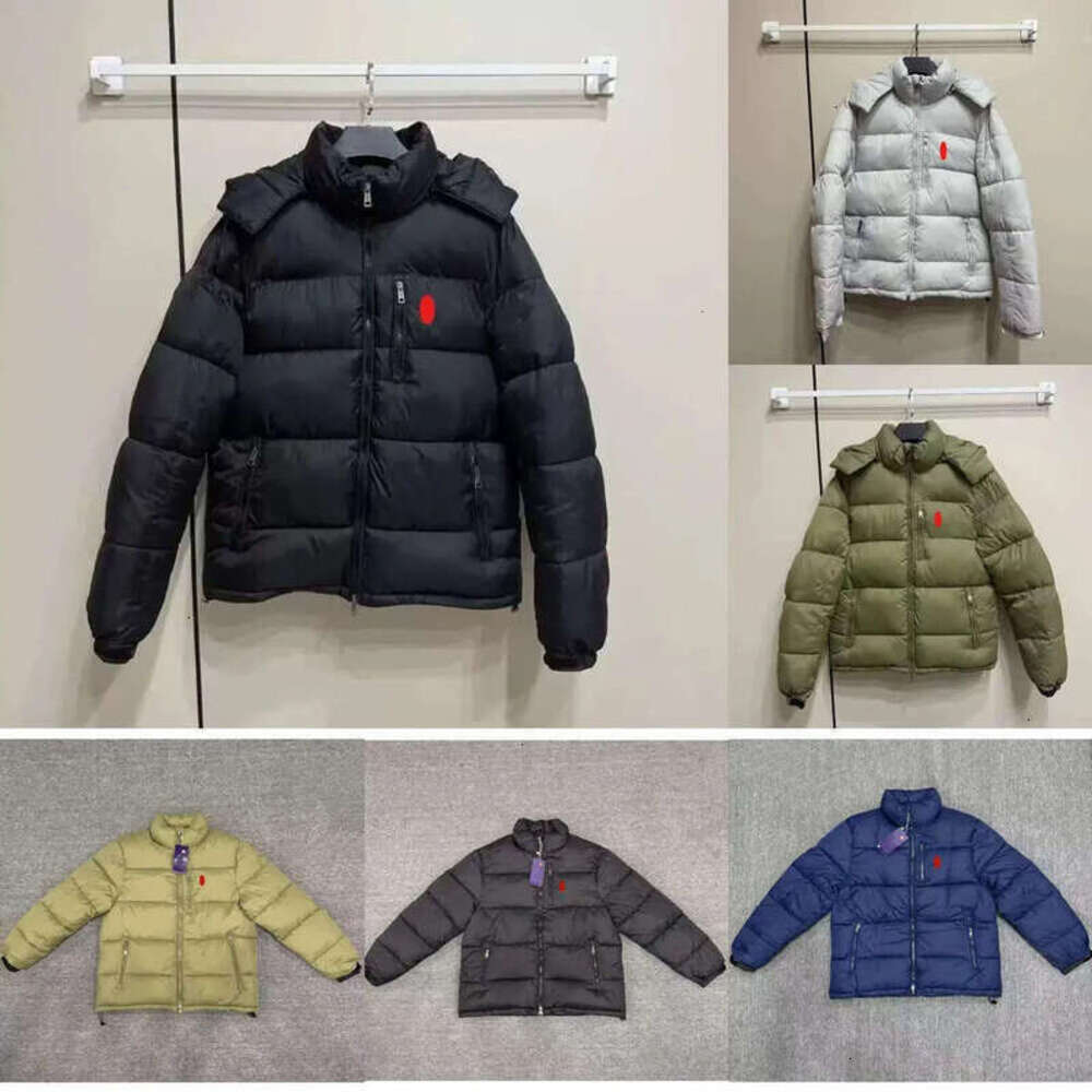 Designer Mens Hooded Sports coat Jacket Polos Parka Puffer Jacket Down Polo Jackets Coat Embroidery Cotton Thick Body Warmer Jacke Fashion Jacket Wi