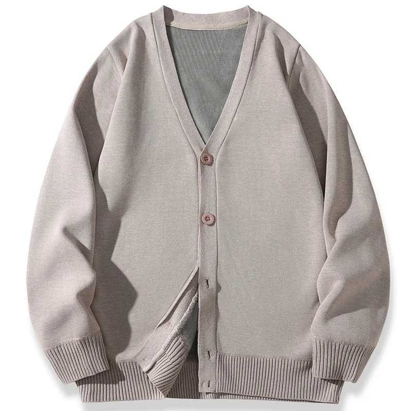 Men's Sweaters 2026 New Men's Casual Long sl1d Velvet Sweater Cardigan Knitted Jacket Top Autumn and Winter Fashionable Versatile Jacket D