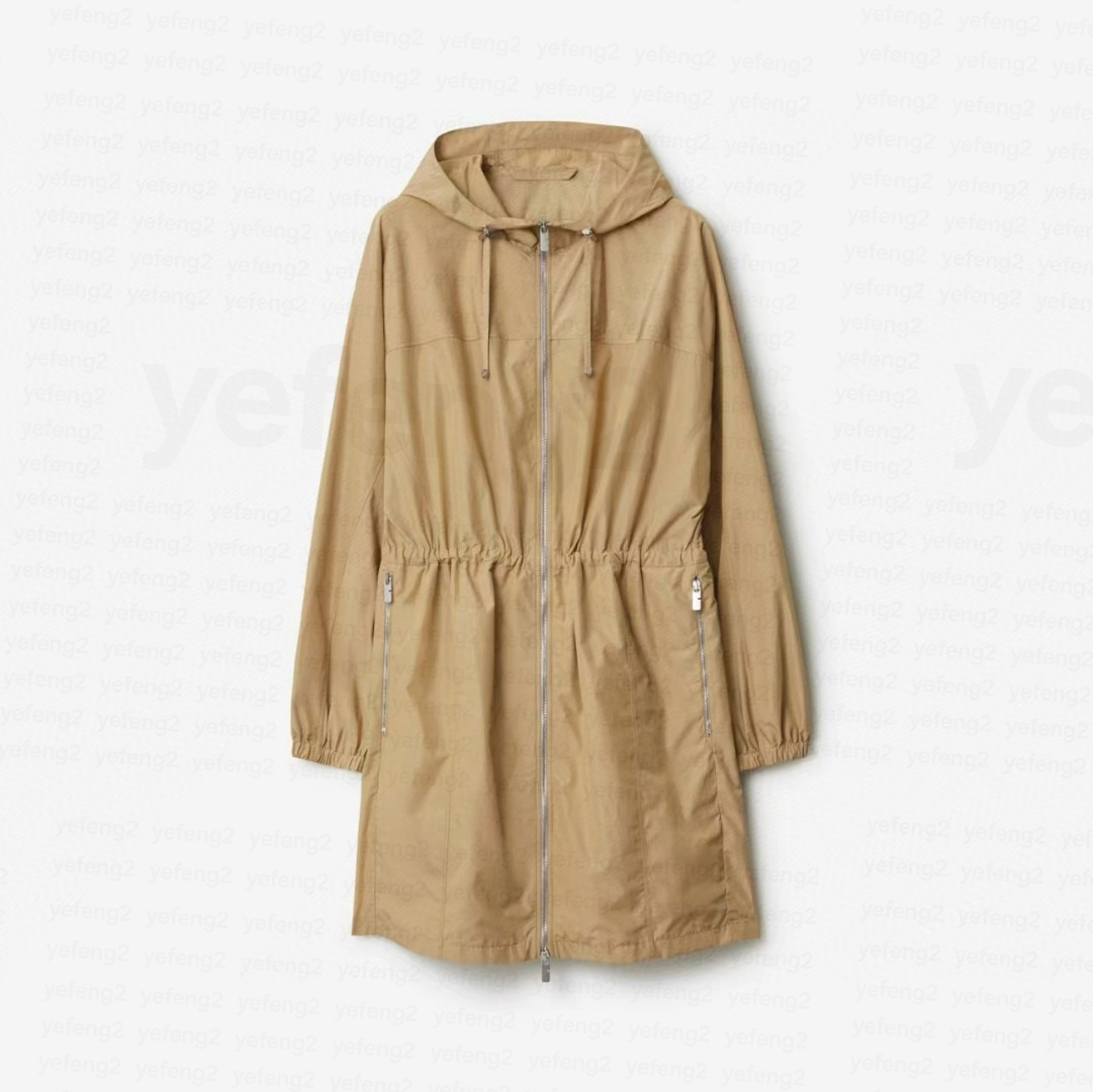 Women trench Coat Classic Waist windbreaker jacket British Style windproof Casual Outerwear With Belted Cuffs For Spring Fall