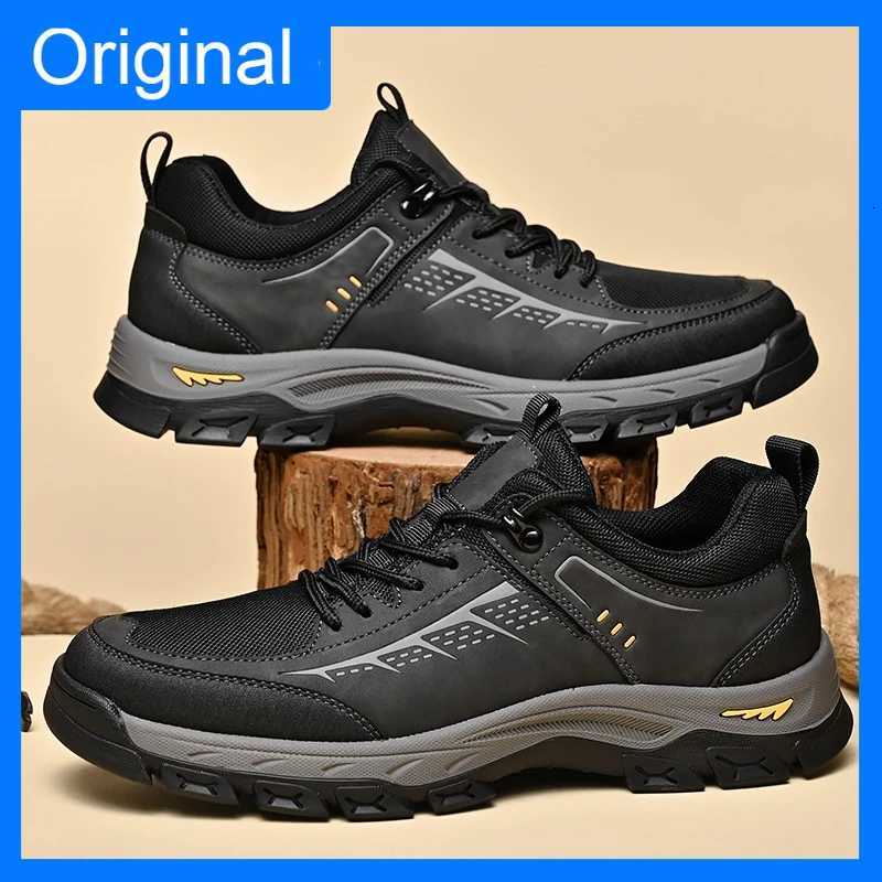 Outdoor Shoes Sandals Mens Climbing Shoes Off-road Thick-soled Wear Resistant Multi Terrain Sneakers Anti Slip Lightweight Strong Grip Hiking Shoes
