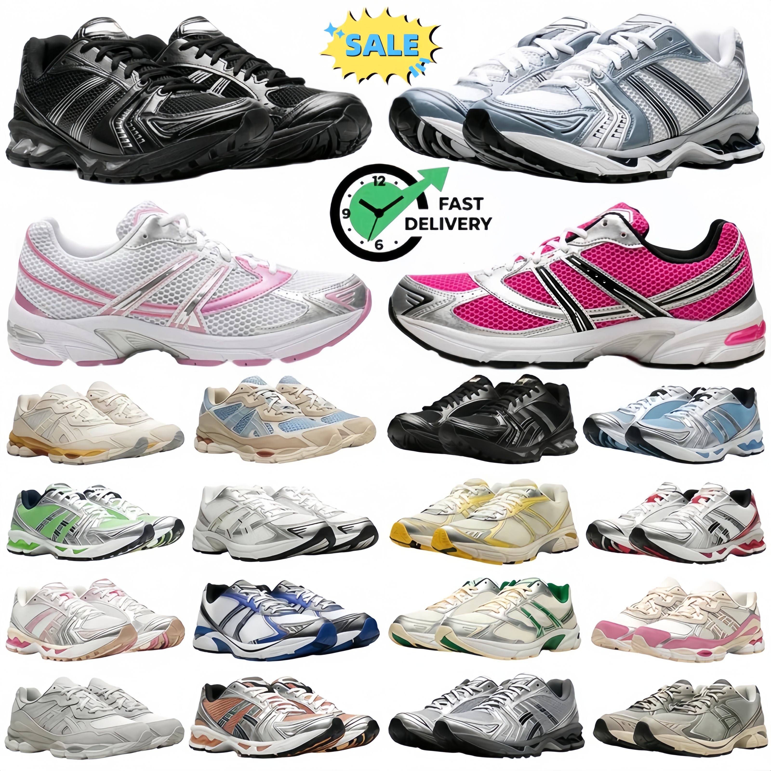 Designer Shoes 1130S Running Shoes Mens Womens Outdoor Sneakers Pink Solid color Eur36-46 Sports Athleisure Trainers Fashion Daily Outfit UK3-10.