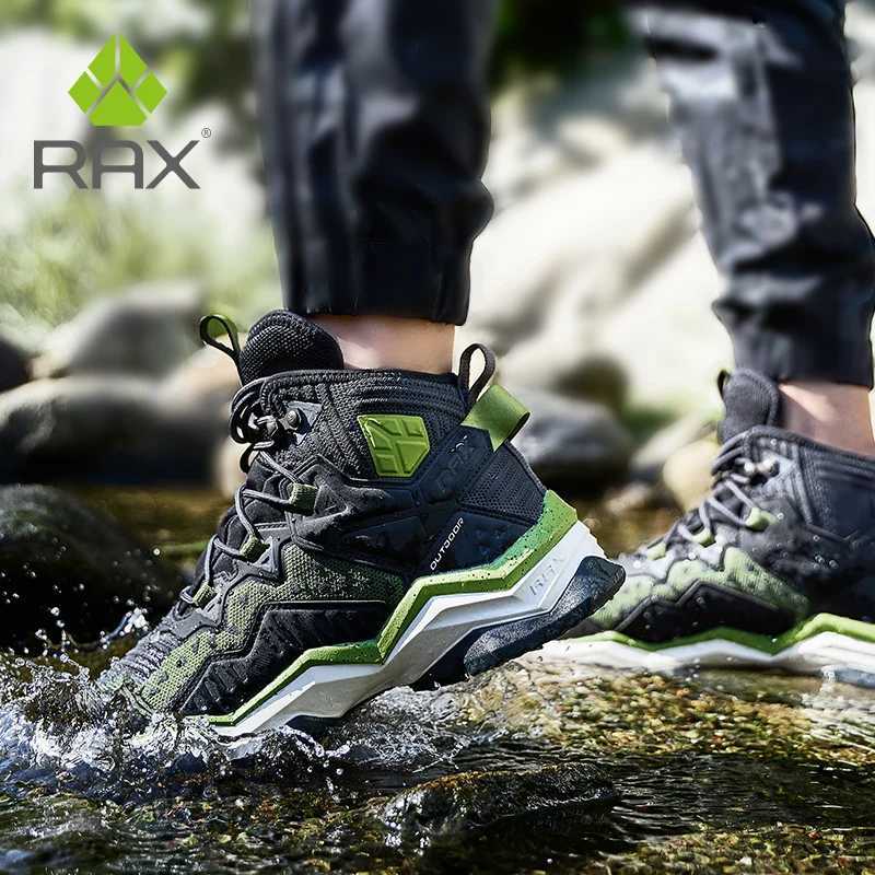 Outdoor Shoes Sandals RAX Men Hiking Shoes winter Waterproof Outdoor Sneaker Men Leather Trekking Boots Trail Camping Climbing Hunting Sneakers Wome