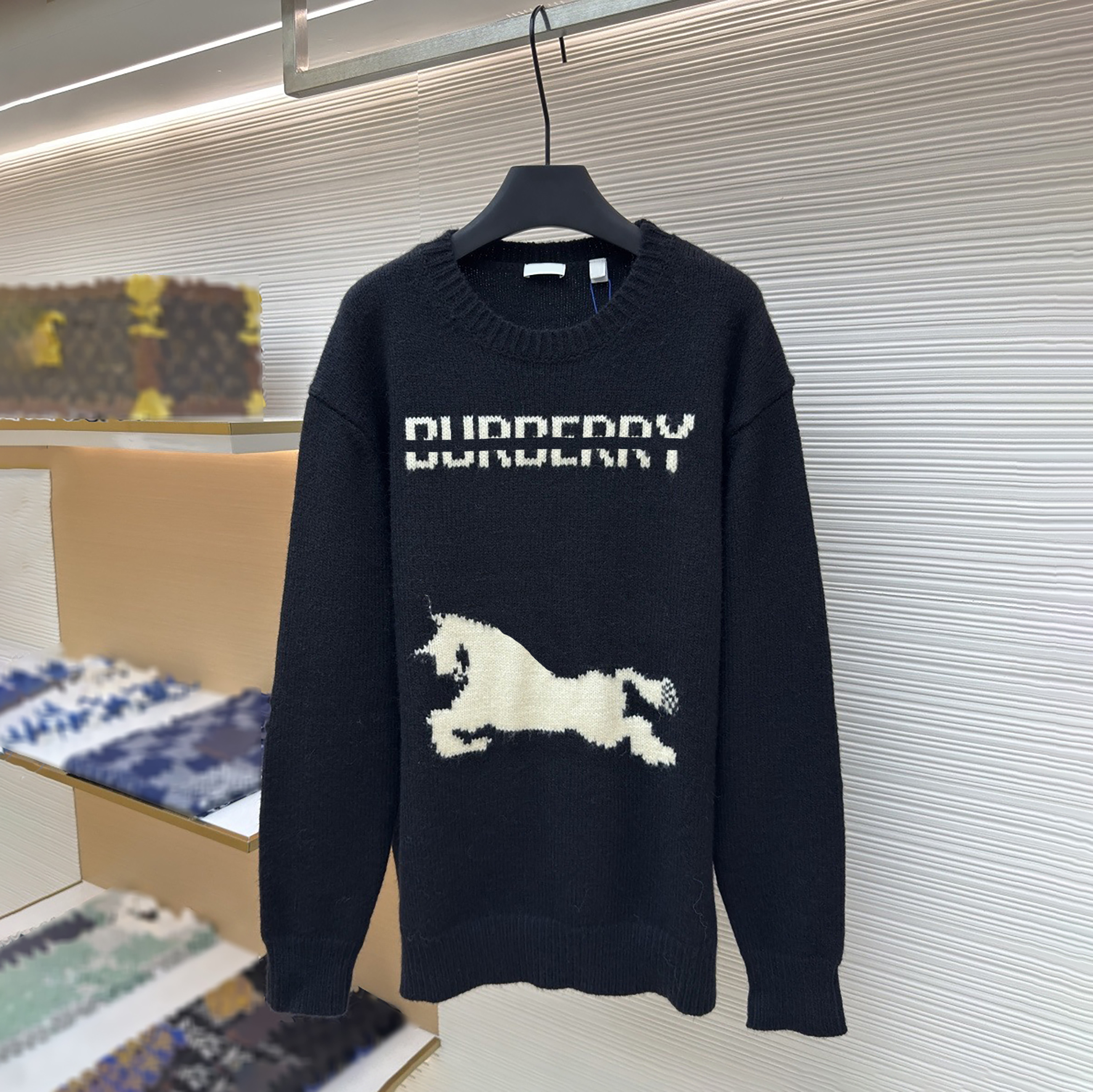 designer sweater, high quality fashionable jacquard letter long sleeved round neck pullovers, mens sweater, autumn winter casual warm sweater