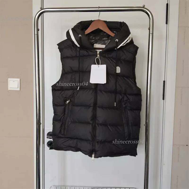 monlycler jacket tops puffer jacket Down vest Men's Jackets Designer maya jacket shining zipper Hooded Coat Winter lambskin jacket waterproof s