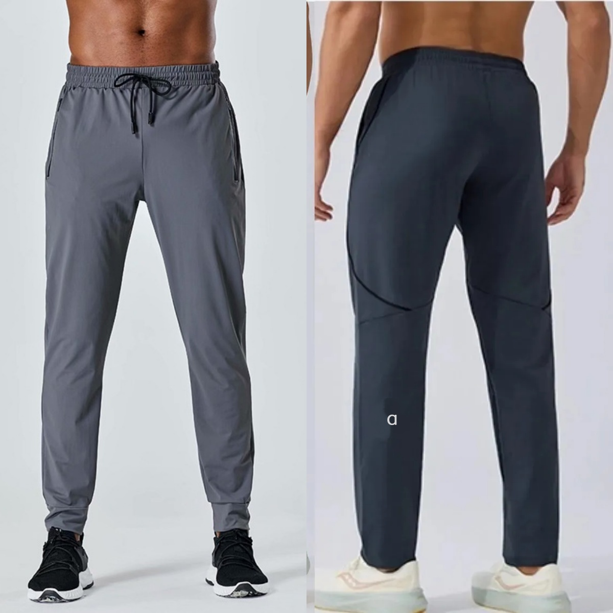 A3075 hommes sport séchage rapide pantalons de Yoga décontracté respirant pantalon droit en plein air Fitness course pantalons de sport