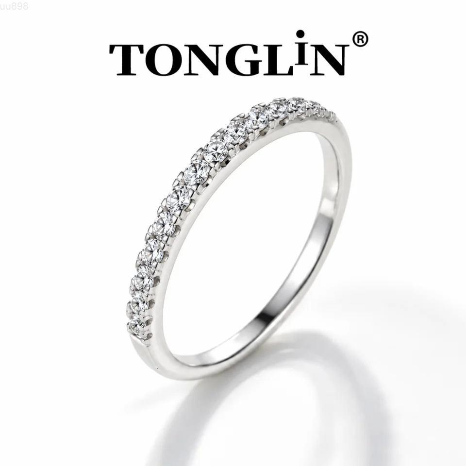 S925 Sterling Silver Ring 5A Zircon Engagement Set Side Ring 18K Gold Plated Luxury Women's Wedding Ring Set Side Ring Vow Gift