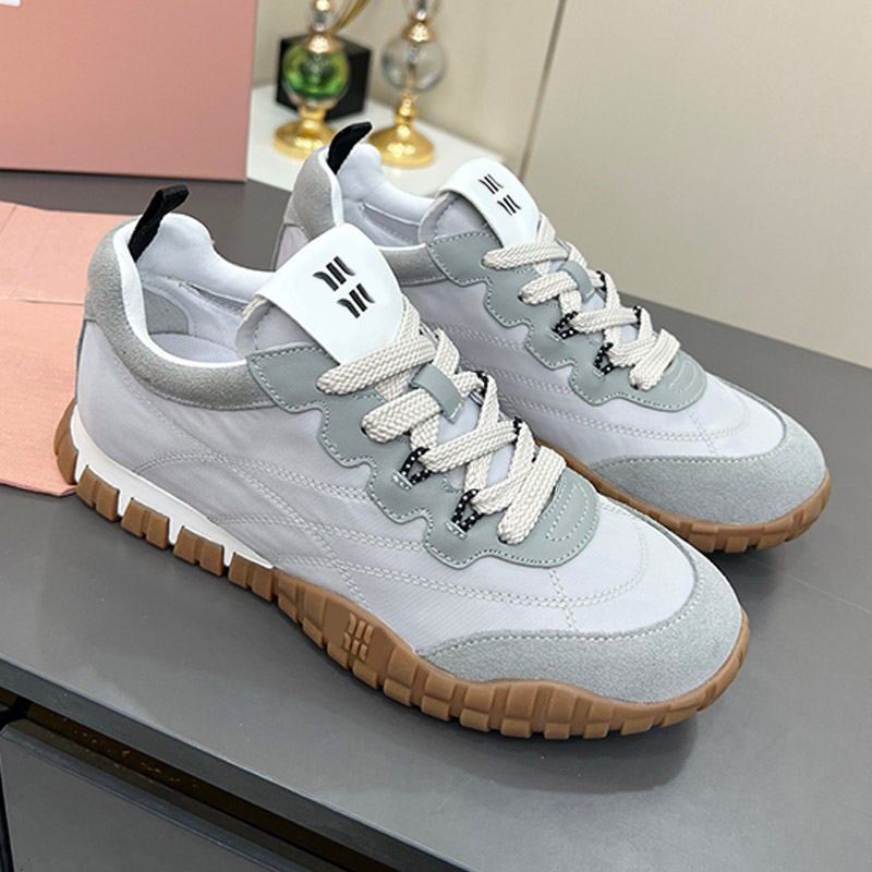 Tyre Technical Fabric Suede Sneakers Anti Slip Rubber Sole Suede Nylon Lace Up Low Cut Shoes Daily Walking Travel Street Dressing