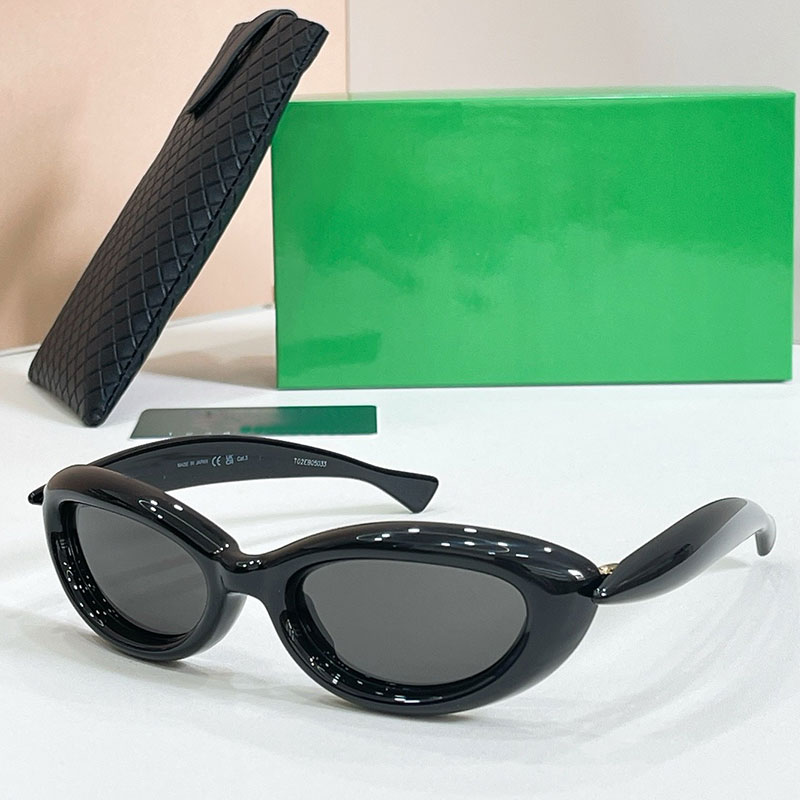 Women Designer Sardine Oval Sunglasses BV1484S New Sardine Shape Temples Glasses 28SS Womens Oval Sunglasses UV400 Protective Sunglasses for Womens