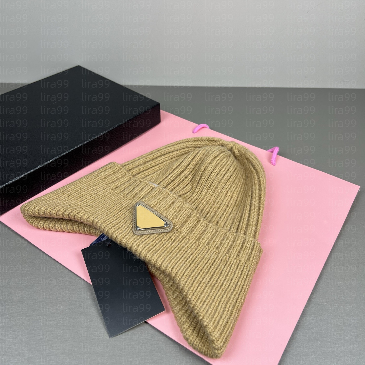 Designer Beanies Winter Fashion women's beanie Cashmere Thermal casquette Luxury Designer soft plaid winter Men's trucker hat Triangle