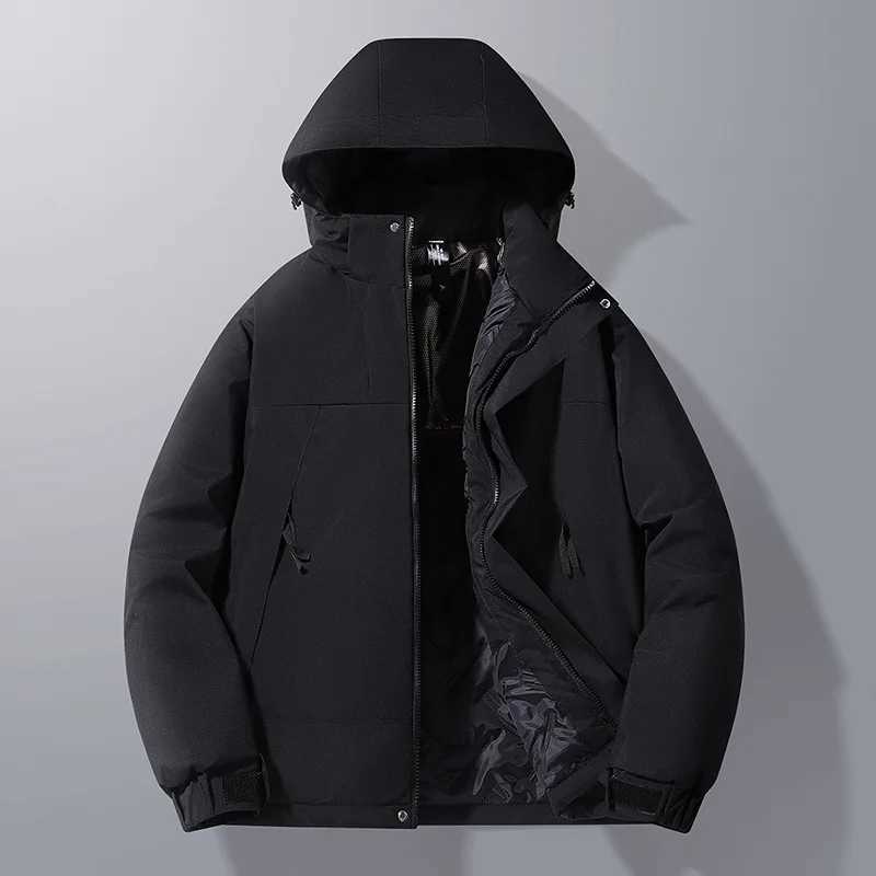Outdoor Jackets Hoodies Winter Hot Sale Men Hiking Jackets Outdoor Windproof Waterproof Camping Coats Thicken Warm Hooded Male Parkas Fashion All-ma