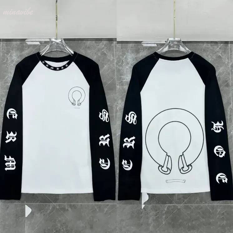 Chromelies Longsleeve Mens Designer Graphic T Tees Long Sleeve Print Tshirts Pure Cotton Shirt Chrome c9e