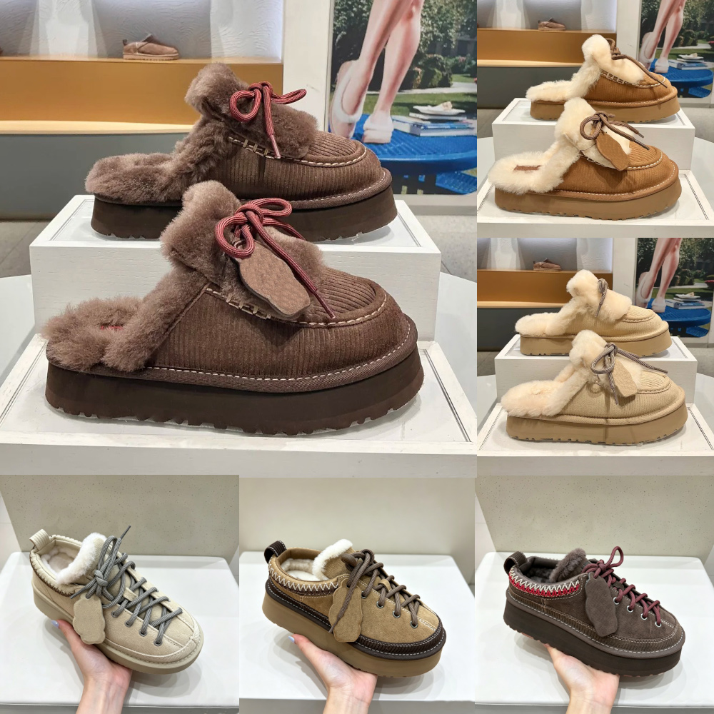 Designer Goldenstar Evelin Clogs Tasman Women Slippers Tazz Shoes Designer Snow Boots Winter Sheepskin Boots Women Classic Ultra Mini Suede Wool Ank