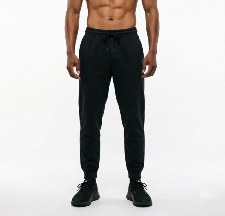 A3080 New Quick Drying Men Sports Pants Elastic Waist Straight Pants Casual Joker Commuter Pants Fashion Yoga Pants