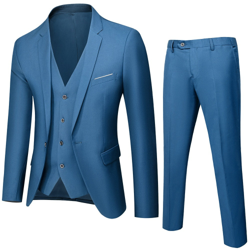 (304) Men's Slim-Fit Business-Casual Suit Set