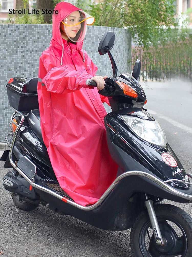 Raincoats Adult Windproof Men Women's Raincoat Women Long Motorcycle Rain Coat Korean Outdoor Hiking Rain Poncho Jacket Gabardina Mujer Gift Id
