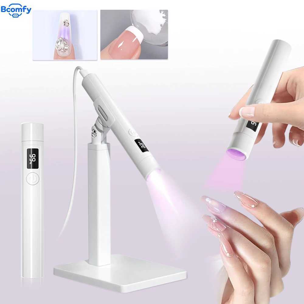 Nail Dryers Uv Led Nail Lamp Portable Nail Dryer for Gel Nails Cordless Rechargeable USB Nail Light with 2 Timer for Home Salon Use X261008