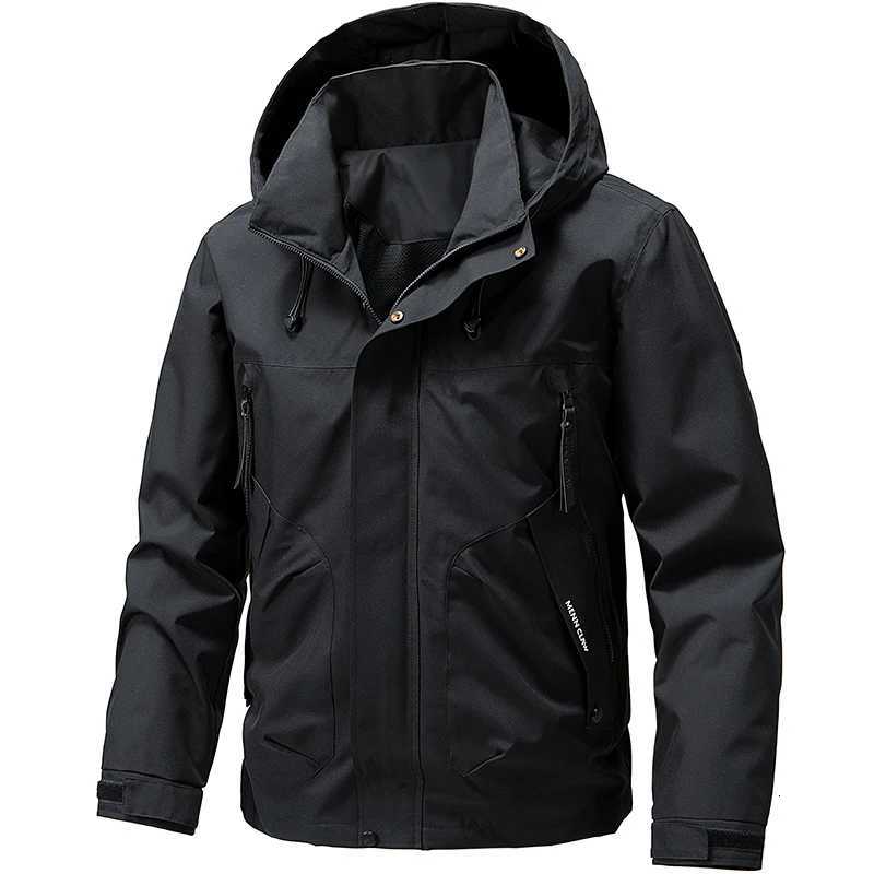 Outdoor Jackets Hoodies CHRLCK Unisex's Waterproof Hiking Jackets Windproof Windbreakers Men Women Camping Fishing Trekking Anti-scratch Coats